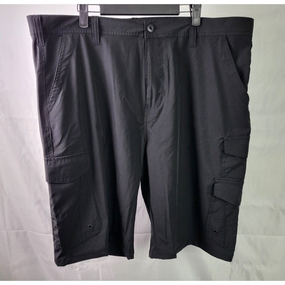 ***IRON CO. NWT* MENS HYBRID CARGO SHORTS SIZE 40 COLOR Black